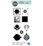 Sizzix Layered Clear Stamps Set 9PK - Geo Repeat by Lisa Jones