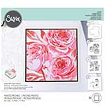Sizzix Layered Stencils 4PK - Painted Peonies by Olivia Rose