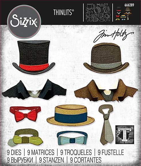 SO: Sizzix Thinlits Die Set 9PK - Tailored by Tim Holtz