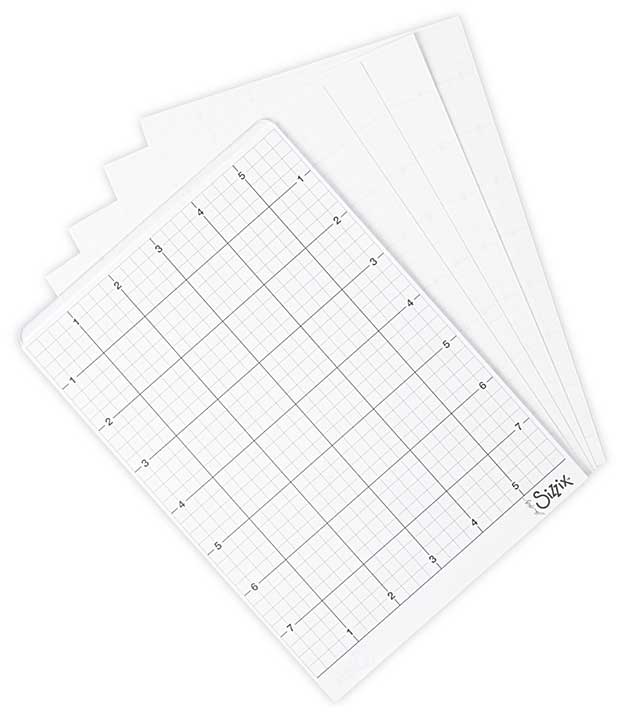 Sizzix Sticky Grid Sheets 5Pkg Inspired By Tim Holtz - 6X8.5