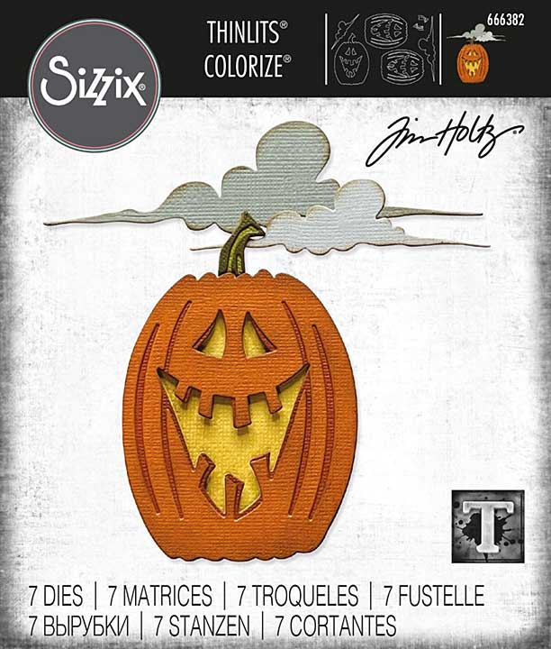 Sizzix Thinlits Die Set 7PK - Edison, Colorize by Tim Holtz