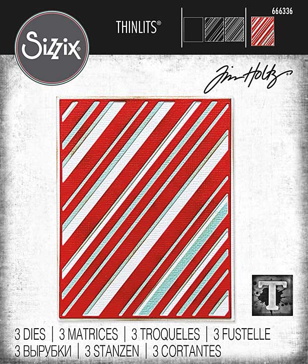 SO: Sizzix Thinlits Dies By Tim Holtz 3Pkg - Layered Stripes