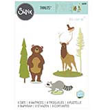 Sizzix Thinlits Dies By Josh Griffiths - Forest Animals (8pk)