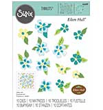 Thinlits Die Set 10PK - Painterly Blooms & Background