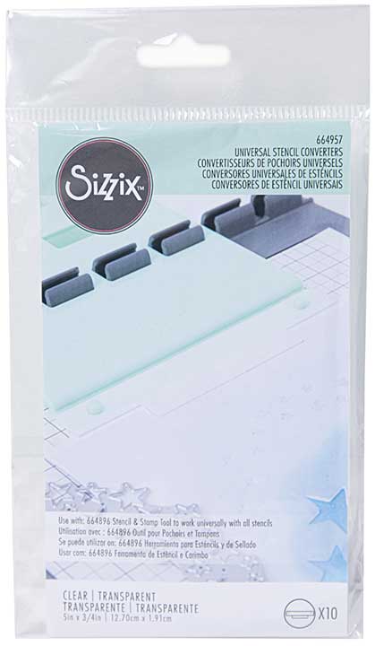 Sizzix Universal Stencil Converters, 10pk - Stencil & Stamp Tool Accessory