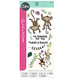 Sizzix Clear Stamps Set By Catherine Pooler 15pk - Going Bananas