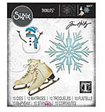 SO: Sizzix Thinlits Die Set 10Pkg By Tim Holtz - Vault Winter Wishes