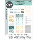 SO: Sizzix A5 Clear Stamps With Framelits Die By 49 And Market - Forever Journal Essentials