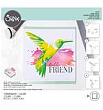 Sizzix Layered Stencils by Olivia Rose Hummingbird (4pcs)