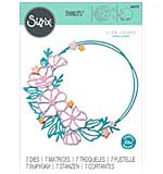 Sizzix Thinlits Die by Lisa Jones Floral Round (7pcs)