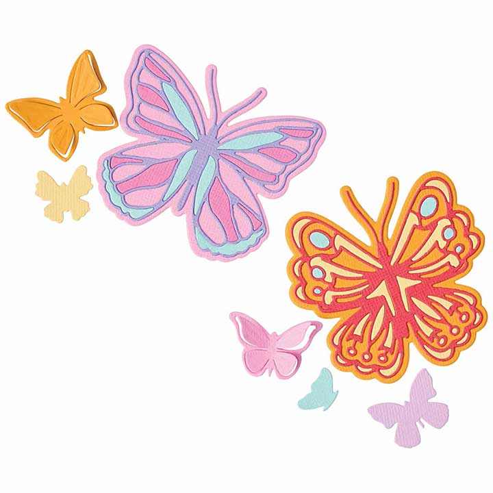 Sizzix Catherine Pooler - Thinlits Die - Spring Wings (9pcs)