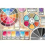 Sizzix Studio Clear Stamps wStencils by Vic Hollins Artist Tools (5+3pcs)