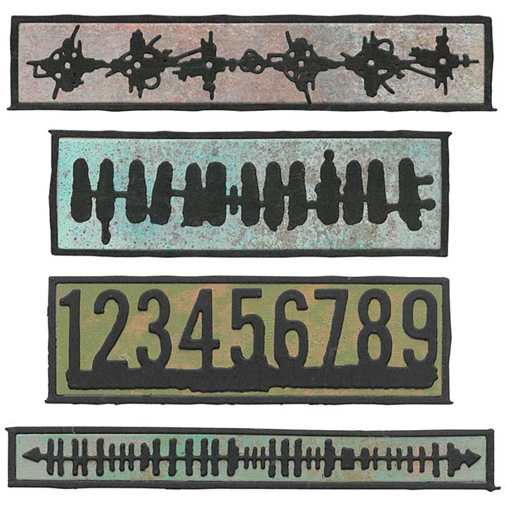 Sizzix Thinlits Die by Seth Apter Borderlines (7pcs)