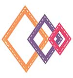 Sizzix Framelits Die by Stacey Park Fanciful Katy Deco Diamonds (13pcs)