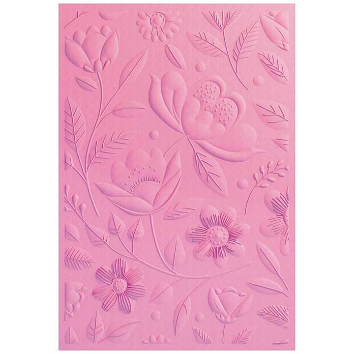 Sizzix 3D Textured Impressions by Catherine Pooler Happy Garden #1