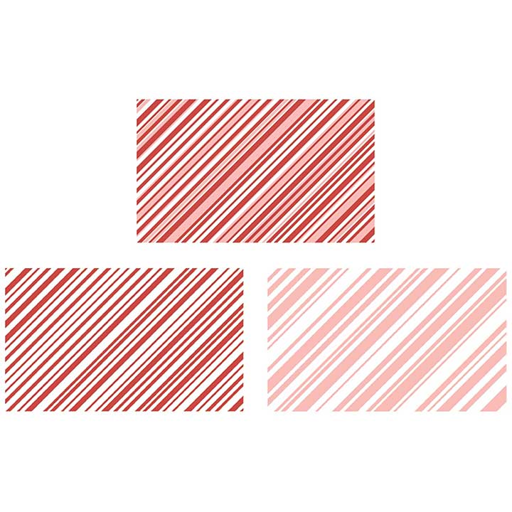 Sizzix Clear Stamps by 49 and Market Candy Stripes (2pcs)