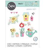 Sizzix Thinlits Die by Jessica Scott Floral Garden (5pcs)