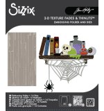 Sizzix 2D Texture Fades with Thinlits Die by Tim Holtz Vault Side-Order Laboratory (1+14pcs)