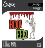 Thinlits Die by Tim Holtz Vault Frights + Bones (10pcs) (667237)