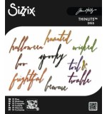 Thinlits Die by Tim Holtz Classic Halloween Handwriting (10pcs) (660958)
