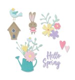 Thinlits Die by Olivia Rose Hello Spring (16pcs)
