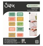 Sizzix Thinlits Die Set Snap and Swap Postage Label (13pcs) by 49 and Market
