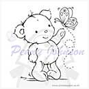 SO: Penny Johnson Clear Stamp - Butterfly Bear