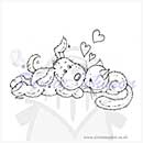 SO: Penny Johnson Clear Stamp - Puppy and Kitten