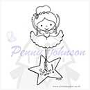 SO: Penny Johnson Clear Stamp - Star Ballerina