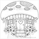 Rachelle Anne Miller Clear Stamp - Fairy Tale House