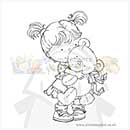 SO: Gillian Roberts Clear Stamp - Teddy and me