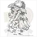 SO: Clear Stamp - Isabelle with Puppy Coco