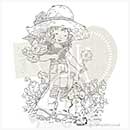 SO: Clear Stamp - Fleur gathering flowers with Manon