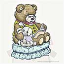 SO: Tina Wenke Clear Stamp - Bear Reading to Bunny