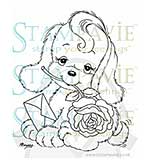 SO: Penny Johnson Clear Stamp - A rose for you