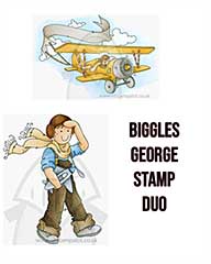 Molly Blooms Biggles Duo Stamp Collection
