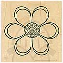 SO: Outline Rubber Stamps - Round Posy Xtra Large