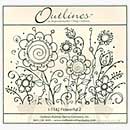 SO: Outline Rubber Stamps - Cling - Flowerful 2