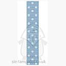 SO: Bo Bunny - Double Dot Ribbon - French Blue 3/8"