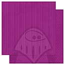 SO: Bo Bunny 12x12 - Double Dot - Stripe - Grape