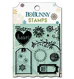 SO: Bo Bunny Clear Stamps Set - Snow Day