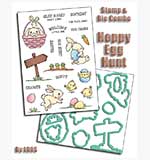 Hoppy Egg Hunt Stamp and Die Set