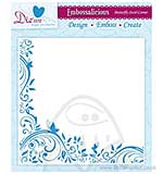 SO: 6x6 Embossalicious Embossing Folder - Butterfly Swirl Corner