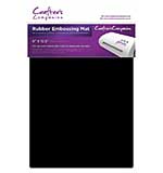 Crafters Companion Gemini Accessories Rubber Embossing Mat, Black