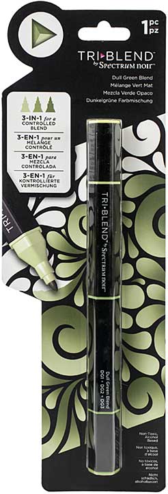 Spectrum Noir Triblend Marker - Dull Green Blend