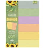 Crafters Companion The Sunflower Collection A4 Luxury Linen Cardstock Pack