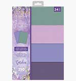 Crafters Companion Wisteria Collection A4 Luxury Linen Card Pack