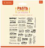 Crafters Companion Pasta La Vista Photopolymer Stamp Anything is Pastable (CC-PLV-STP-AIP)