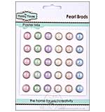 SO: Hobby House Pearl Brads - Pastel Mix large brads (12mm)