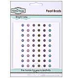 SO: Hobby House Pearl Brads - Bright Mix small brads (5.5mm)
